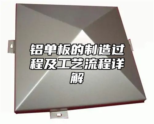 铝单板的制造过程及工艺流程详解