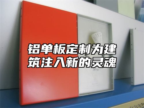 铝单板定制为建筑注入新的灵魂