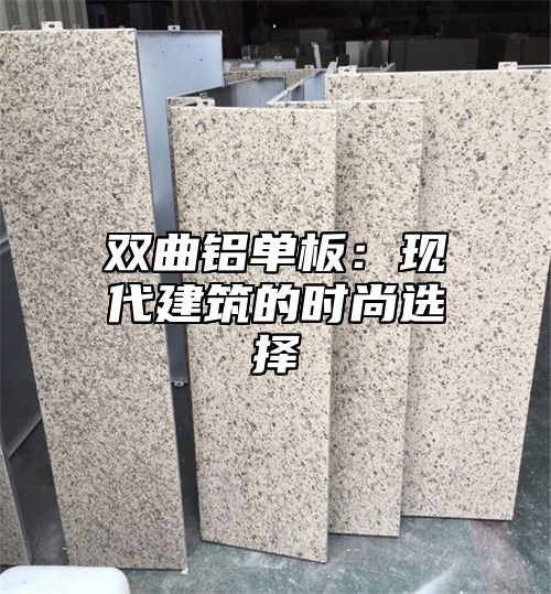 双曲铝单板：现代建筑的时尚选择