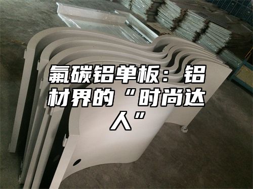氟碳铝单板：铝材界的“时尚达人”
