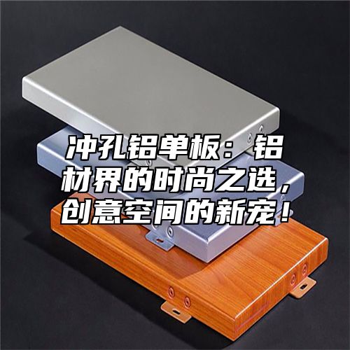冲孔铝单板：铝材界的时尚之选，创意空间的新宠！
