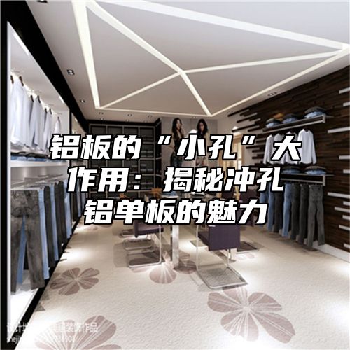 铝板的“小孔”大作用：揭秘冲孔铝单板的魅力
