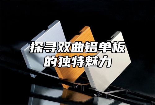 探寻双曲铝单板的独特魅力