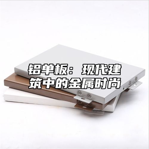 铝单板：现代建筑中的金属时尚