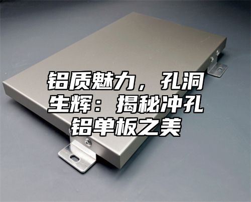 铝质魅力，孔洞生辉：揭秘冲孔铝单板之美