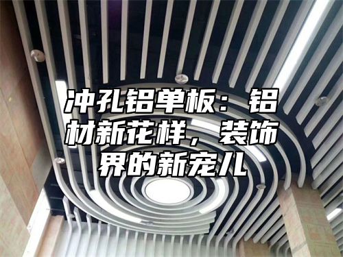 冲孔铝单板：铝材新花样，装饰界的新宠儿