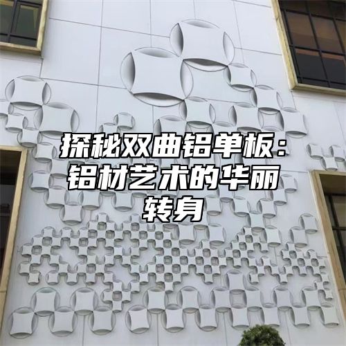 探秘双曲铝单板：铝材艺术的华丽转身