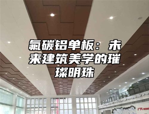 氟碳铝单板：未来建筑美学的璀璨明珠