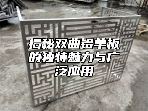 揭秘双曲铝单板的独特魅力与广泛应用
