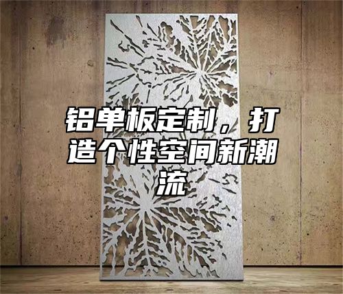 铝单板定制，打造个性空间新潮流
