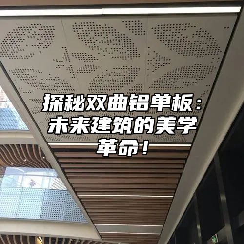 探秘双曲铝单板：未来建筑的美学革命！