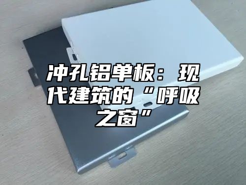 冲孔铝单板：现代建筑的“呼吸之窗”