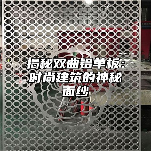 揭秘双曲铝单板：时尚建筑的神秘面纱