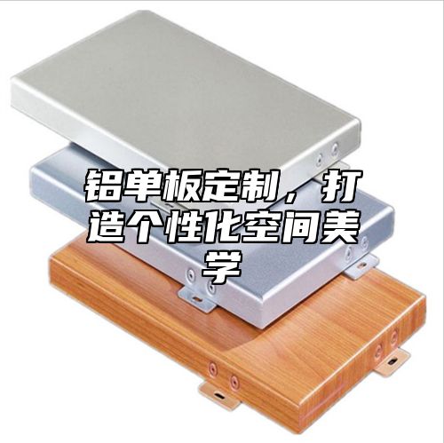 铝单板定制，打造个性化空间美学