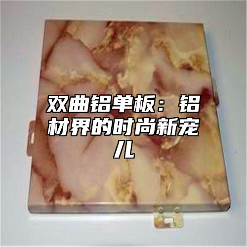 双曲铝单板：铝材界的时尚新宠儿