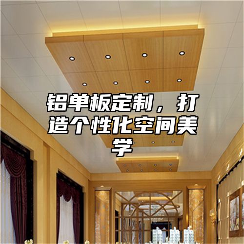 铝单板定制，打造个性化空间美学