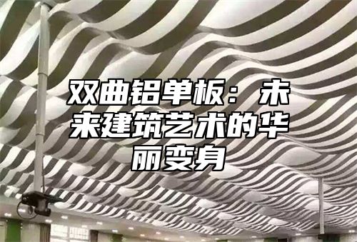 双曲铝单板：未来建筑艺术的华丽变身