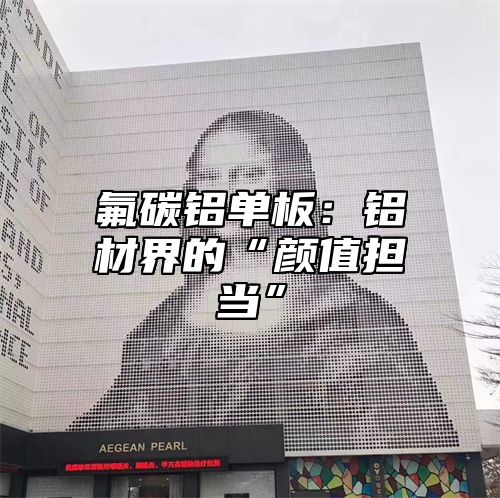 氟碳铝单板：铝材界的“颜值担当”