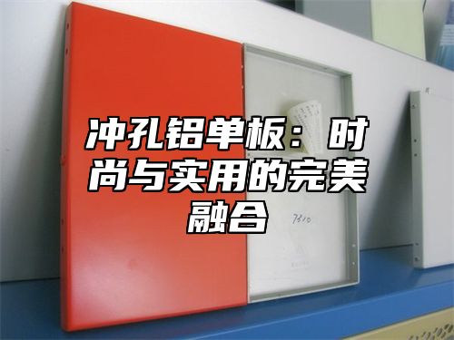 冲孔铝单板：时尚与实用的完美融合