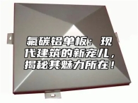 氟碳铝单板：现代建筑的新宠儿，揭秘其魅力所在！