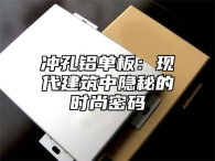 冲孔铝单板：现代建筑中隐秘的时尚密码