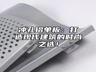 冲孔铝单板：打造现代建筑的时尚之选！