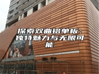 探索双曲铝单板：独特魅力与无限可能