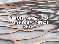 氟碳铝单板：现代建筑的“时尚外衣”