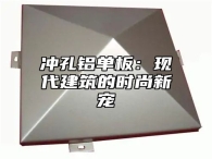 冲孔铝单板：现代建筑的时尚新宠