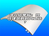 冲孔铝单板：现代建筑的时尚之选？