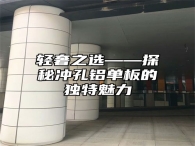 轻奢之选——探秘冲孔铝单板的独特魅力