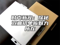 时尚新宠：探秘双曲铝单板魅力所在