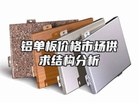 铝单板价格市场供求结构分析
